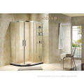 Tempered Glass Sliding Bathroom Shower Enclosure